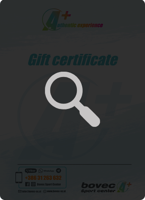 Gift certificate Bovec Sport Center